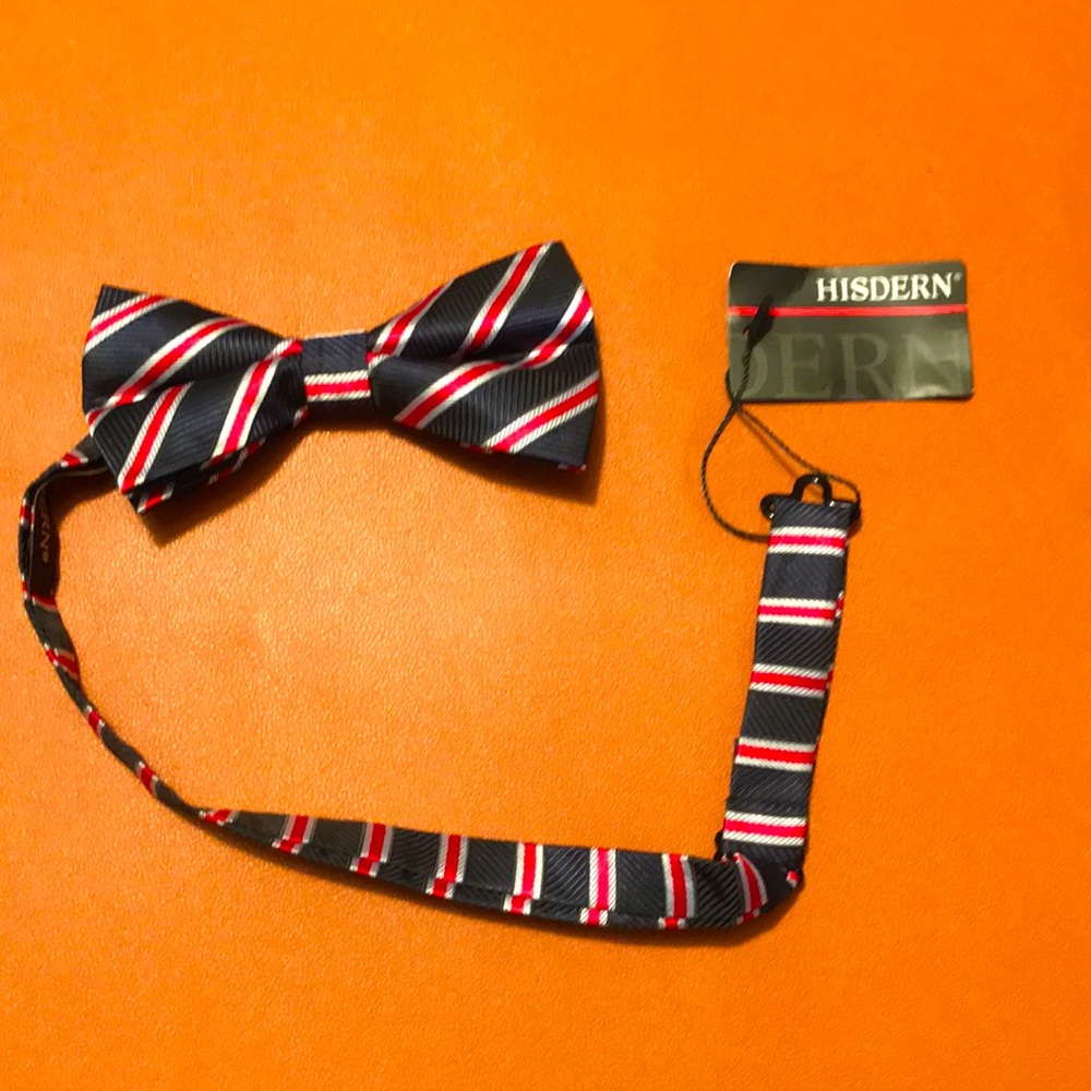 Hisdern silk bow tie